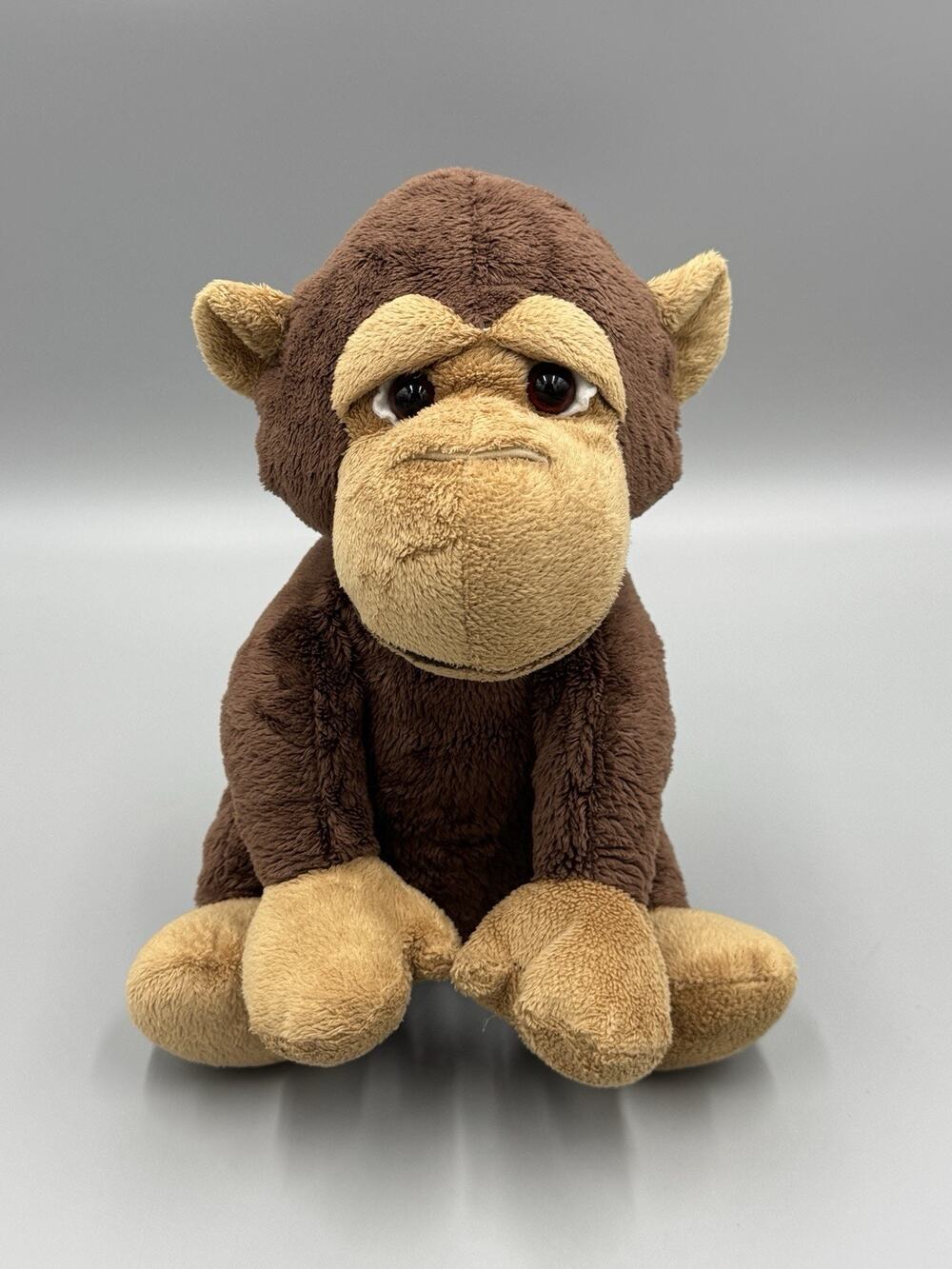 Brown Monkey With Plush 10” Stuffed Animal No Tag